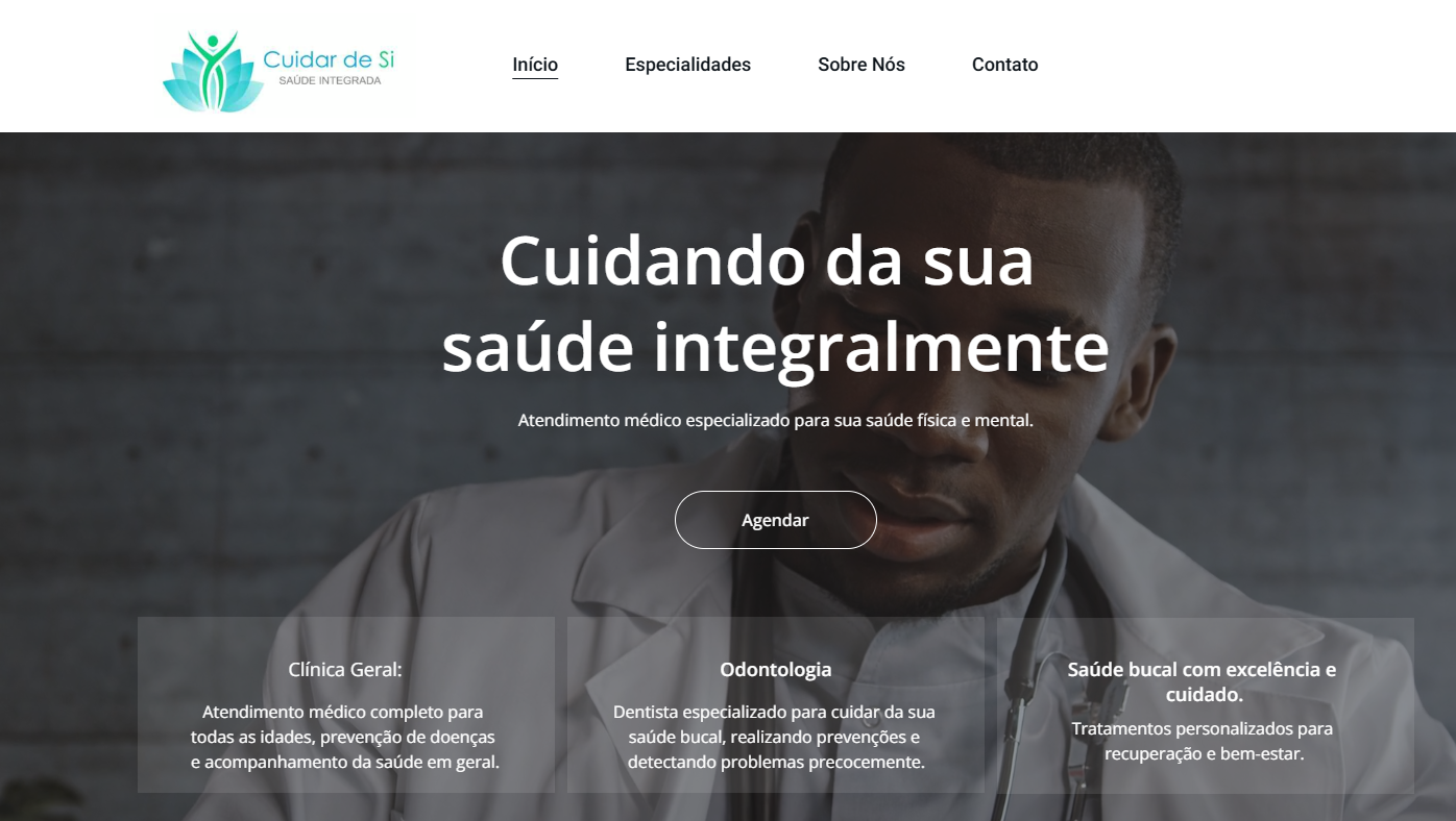 Clínica Cuidar de Si - Projeto de Marketing Digital e SEO Local pela Capyon