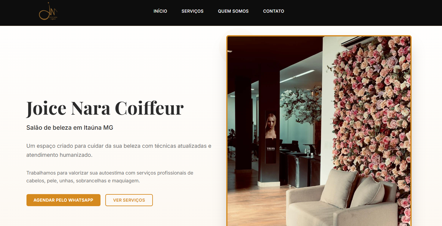 Joicena Ra Coiffeur - Projeto de Marketing Digital e SEO Local pela Capyon
